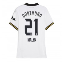 Borussia Dortmund Donyell Malen #21 Fußballbekleidung 3rd trikot Damen 2024-25 Kurzarm